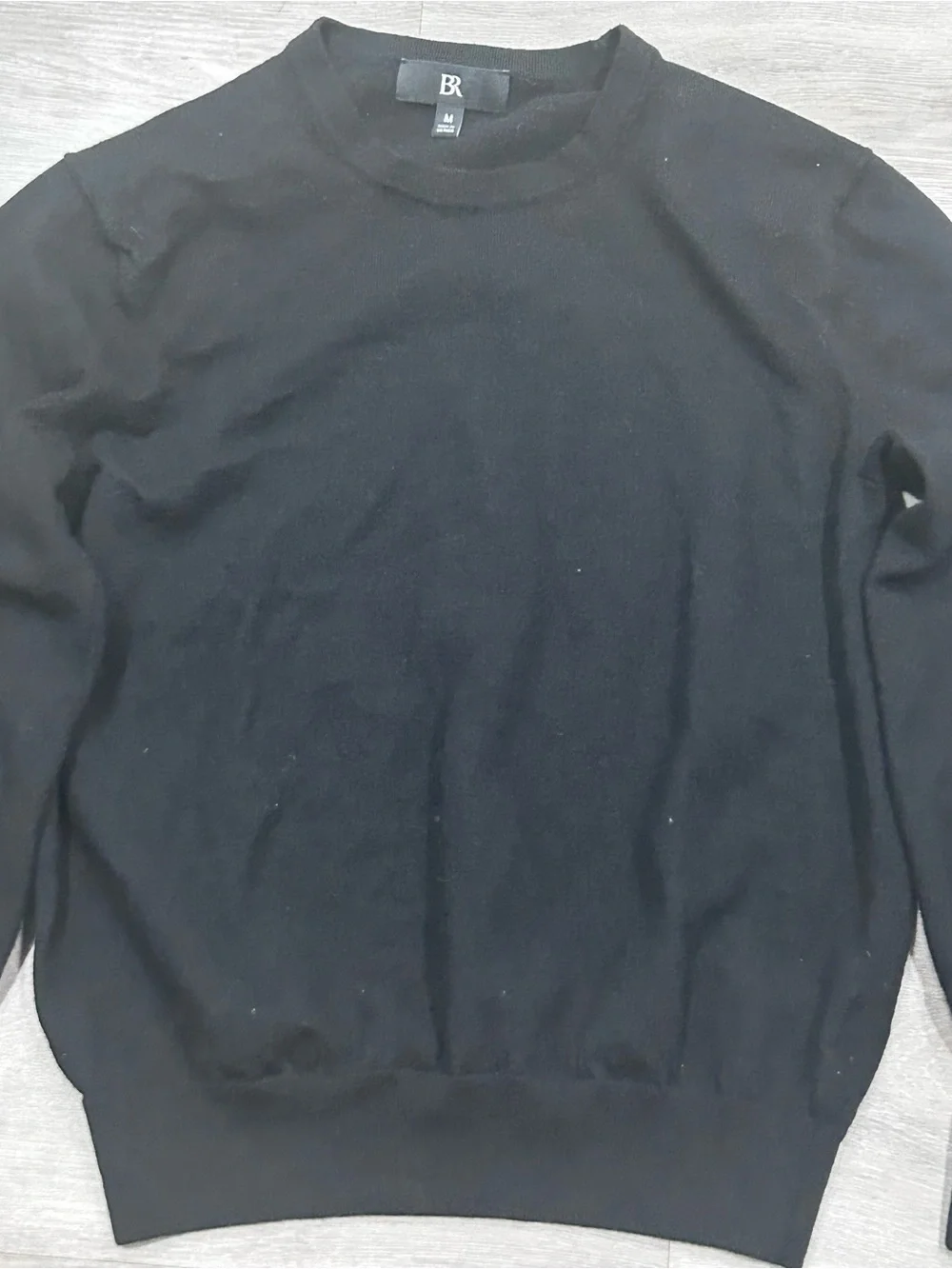 Banana Republic Black Crewneck Men’s Sweater